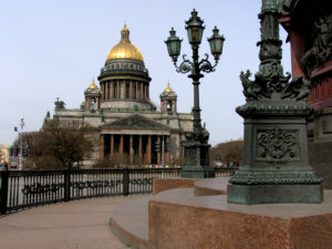 The Isaac Cathedral. Welcome to St.-Petersburg.
